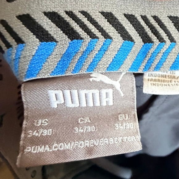 Puma Mens Golf Pants Bundle White Grey Dark Grey 34x30 Performance Lot of 3 - Picture 10 of 16